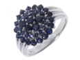 Кольцо, серебро 925, сапфир DC 003 02 21spk-00395 2009 г инфо 2470w.