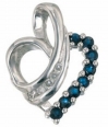 Подвеска с бриллиантом и сапфиром KP05-32250-55CT-W 2009 г инфо 2525w.