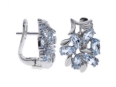 Серьги, серебро 925, топаз 003 01 21spk-00427 2009 г инфо 2605w.