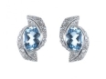 Серьги, серебро 925, топаз,циркон 020 01 21sk-00282 2010 г инфо 2668w.