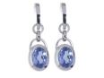 Серьги, серебро 925, топаз синт 006 01 21spk-00368 2009 г инфо 2676w.