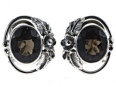 Серьги, серебро 925, раух топаз 017 01 21-02365 2010 г инфо 2687w.