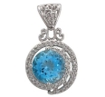 Подвеска с топазом и фианитом R3A6FH12A0 2010 г инфо 2760w.