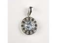 Подвеска, серебро 925, сапфир DC 001 05 21-00932 2010 г инфо 2889w.