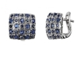 Серьги, серебро 925, сапфир DC 003 01 21spk-00153 2010 г инфо 2931w.