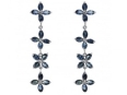 Серьги, серебро 925, сапфир 026 01 21-03293 2009 г инфо 2958w.