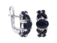 Серьги, серебро 925, сапфир 003 01 21sk-00578 2010 г инфо 3023w.