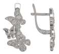 Серьги с фианитом R292230056 2010 г инфо 3093w.