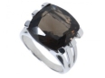 Кольцо, серебро 925, раухтопаз 020 02 21-03430 2010 г инфо 3304w.