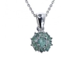 Подвеска, серебро 875, изумруд DC 003 05 21spk-00157 2010 г инфо 3412w.