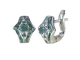 Серьги, серебро 925, изумруд DC 003 01 21sk-00107 2010 г инфо 3487w.