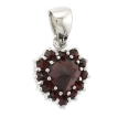 Подвеска из серебра с гранатами Happy Garnets g3066 2010 г инфо 3678w.