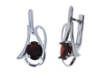 Серьги, серебро 925, гранат 020 01 21sk-00292 2010 г инфо 3733w.