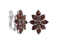 Серьги, серебро 925, гранат 003 01 21sk-00564 2010 г инфо 3745w.