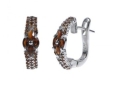 Серьги, серебро 925, гранат 003 01 21sk-00630 2009 г инфо 3760w.