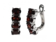 Серьги, серебро 925, гранат 003 01 21spk-00245 2009 г инфо 3766w.